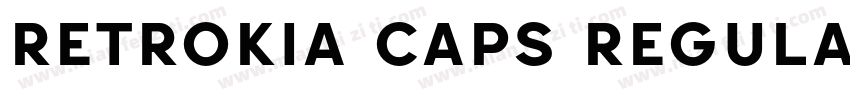 Retrokia Caps Regula字体转换